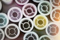 The roll of thread on background,needlework,craft,sewing and tailoring Royalty Free Stock Photo