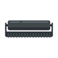 Roll toner icon flat isolated vector