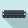 Roll toner icon, flat style