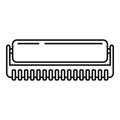 Roll toner icon, outline style