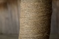 A roll of twine. Close-up. Selective focus Royalty Free Stock Photo