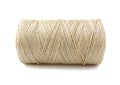 Roll of twine cord on white background Royalty Free Stock Photo
