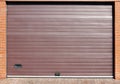 Roll Up Automatic Garage Gate Royalty Free Stock Photo