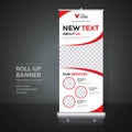 Roll up banner design template