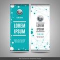 Roll Up banner template design.