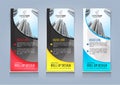 Roll Up Banner template design vector illustration