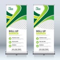 Roll up banner design template