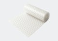 Roll of white bubble wrap on a flat sheet isolated on transparent background Royalty Free Stock Photo