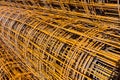 Roll wire mesh steel Royalty Free Stock Photo