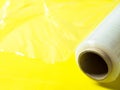 roll of wrapping stretch film Royalty Free Stock Photo