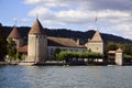 Rolle castle in the canton of Vaud