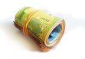 Rolle of Euro banknotes