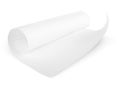 Rolled blank sheet of paper Royalty Free Stock Photo