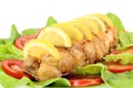 Rolled chicken meat