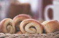 Rolled cinnamon bread