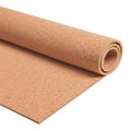 Rolled Cork Sheet, Light Brown Natural Texture Royalty Free Stock Photo