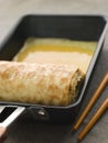 Rolled Dashi Omelette in a Square frying Pan