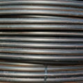Rolled of HDPE pipes Royalty Free Stock Photo