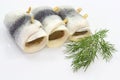 Rolled herring Royalty Free Stock Photo