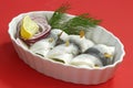 Rolled herring Royalty Free Stock Photo