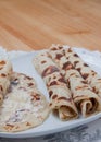 Rolled lefse - close up