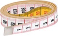 Rolled meter for sartorial use Royalty Free Stock Photo
