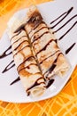 Rolled pancakes