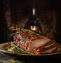 Rolled Pork Roast III Royalty Free Stock Photo