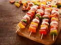 Rolled slices of cheese garnished with parsley Royalty Free Stock Photo