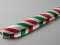 Rolled stripes of red, green, and white Royalty Free Stock Photo