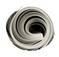 Rolled in a thick roll of the magazine Royalty Free Stock Photo