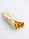 Rolled tortilla Royalty Free Stock Photo