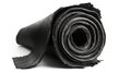 Roll of Black Geotextile Fabric Royalty Free Stock Photo