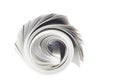 Rolled up newspaper Royalty Free Stock Photo