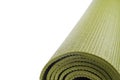 Rolled Yoga Mat Border Background Royalty Free Stock Photo