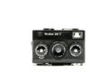 Rollei 35T Vintage Camera Once It Was A Smallest 35mm Film Camera in The World isolated on White Background Royalty Free Stock Photo