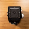 Rolleiflex, old camera 120 format Royalty Free Stock Photo