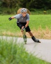 Roller blading Royalty Free Stock Photo
