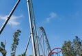 Roller Coaster in Amusement Entartainment Theme Park