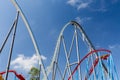 Roller Coaster in Amusement Entartainment Theme Park
