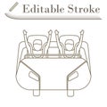Roller Coaster Cart Icon Royalty Free Stock Photo
