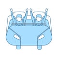 Roller Coaster Cart Icon Royalty Free Stock Photo