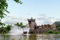 Roller coaster at Efteling theme park Royalty Free Stock Photo