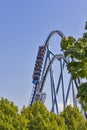 Roller coaster in Europapark, Rust, Germany Royalty Free Stock Photo