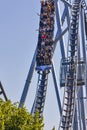 Roller coaster in Europapark, Rust, Germany Royalty Free Stock Photo