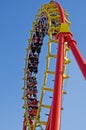 Roller coaster at the fairground