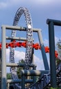 Roller coaster loop Royalty Free Stock Photo