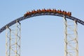 Roller coaster ride Royalty Free Stock Photo