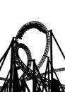 Roller coaster two Royalty Free Stock Photo