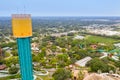 Roller coasters at Busch Gardens Theme Park Tampa FL USA